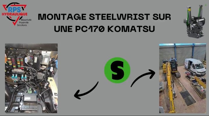 PUBLICATION LINKEDIN - MONTAGE D'UN STEELWRIST X18 SUR UNE PC170LC